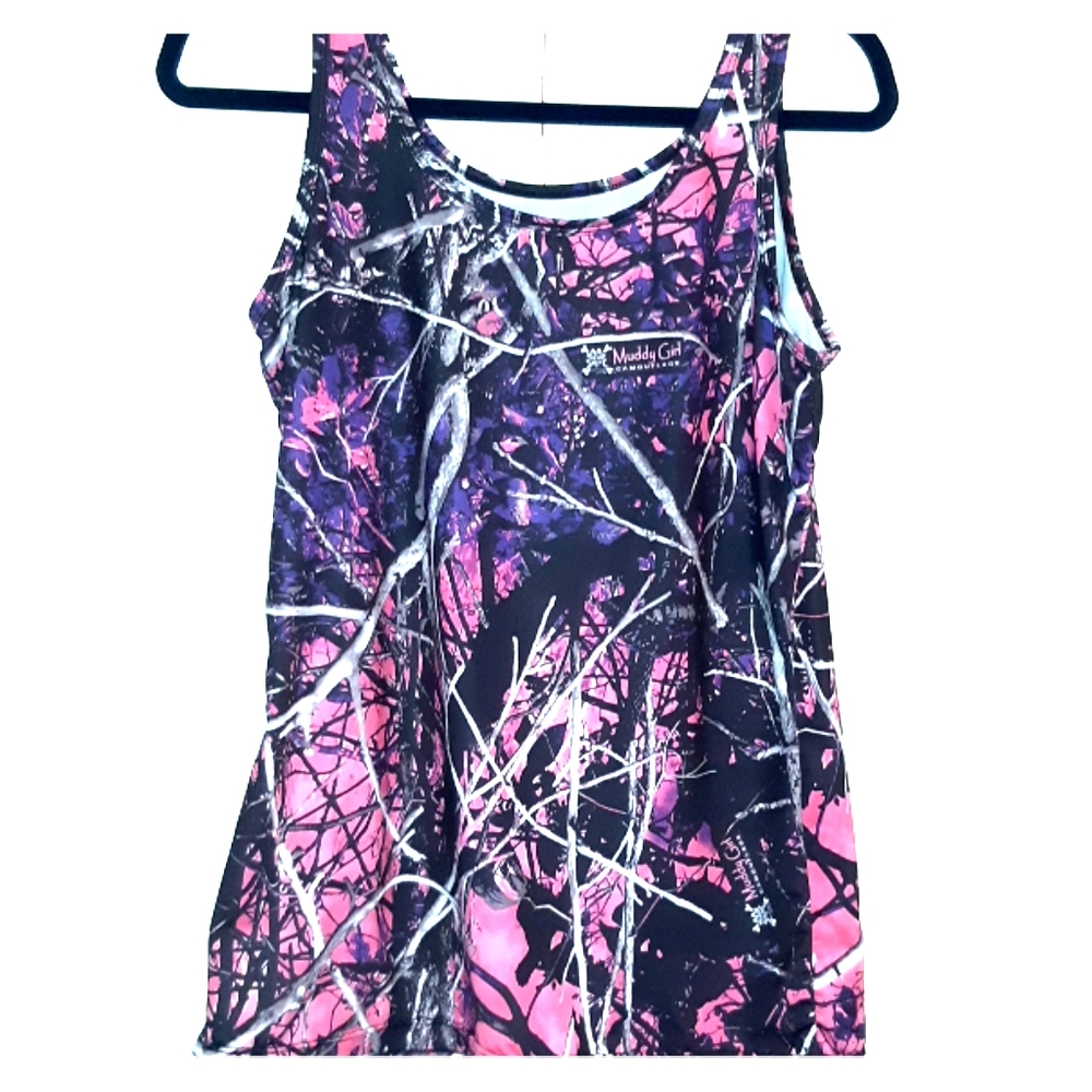 XL Muddy Girl Camouflage Tank Top